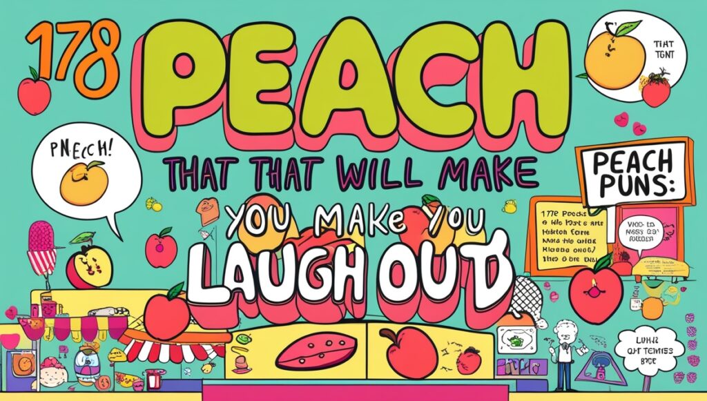 178 Peach Puns That Will Make You Laugh Out Loud 2