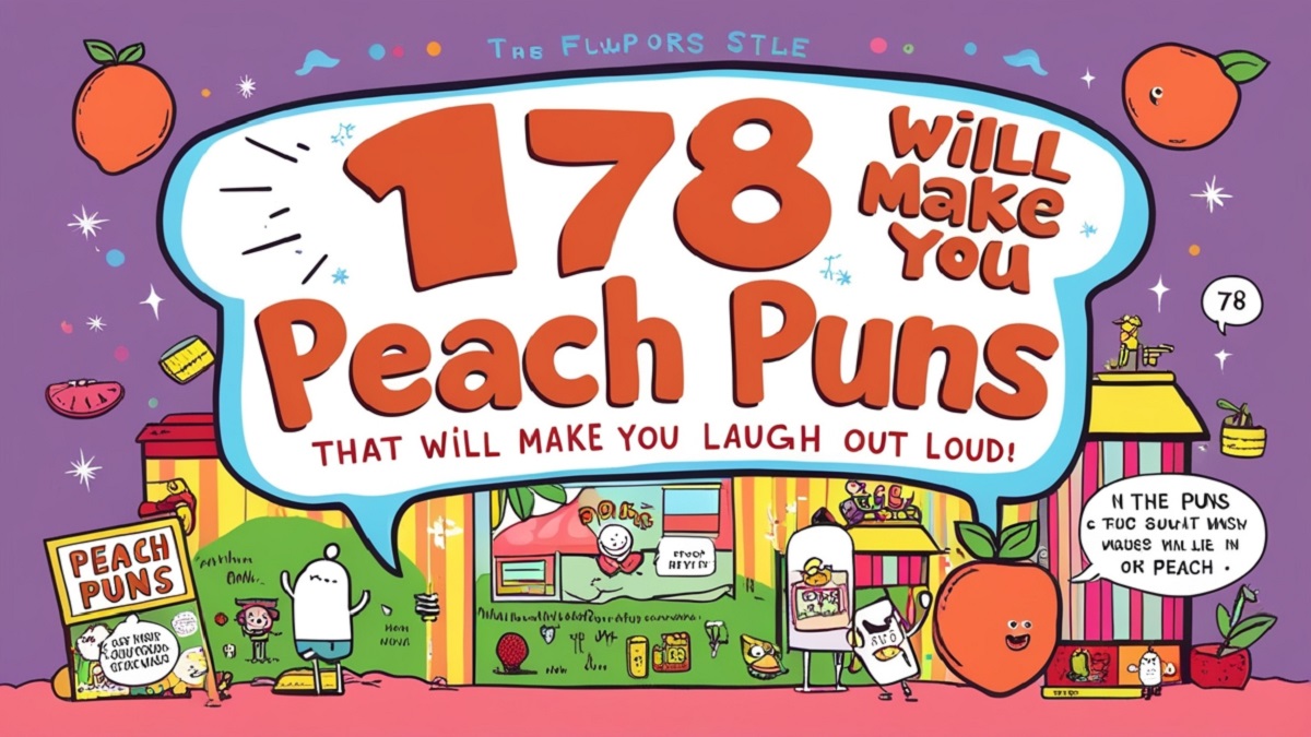 178 Peach Puns That Will Make You Laugh Out Loud