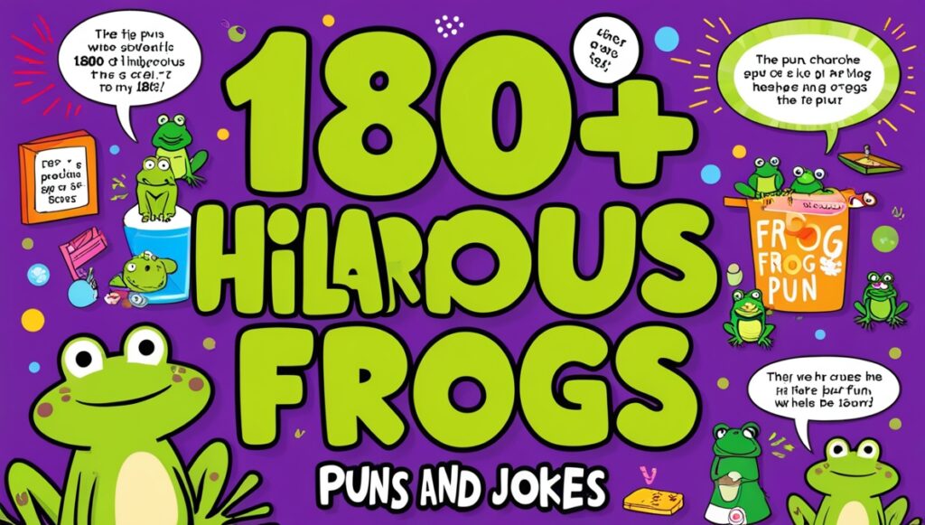 180+ Hilarious Frog Puns and Jokes 1