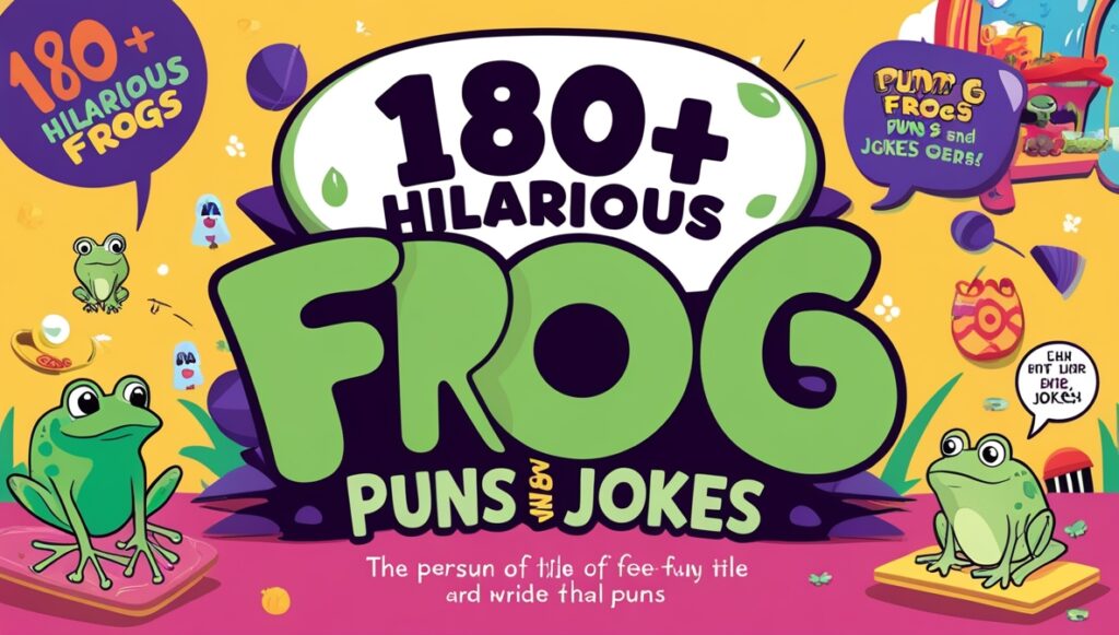 180+ Hilarious Frog Puns and Jokes 2