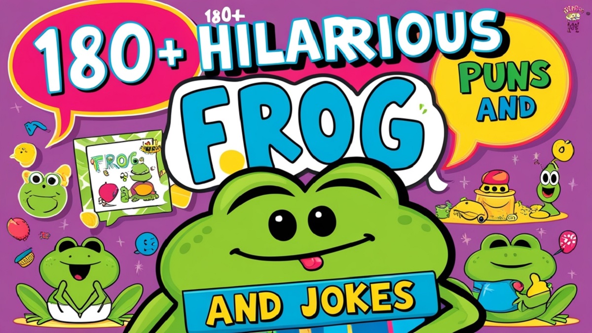 180+ Hilarious Frog Puns and Jokes