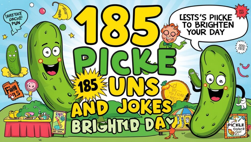 185 Pickle Puns and Jokes to Brighten Your Day 2