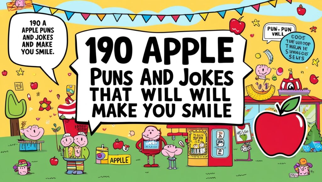 190 Apple Puns and Jokes That Will Make You Smile 2