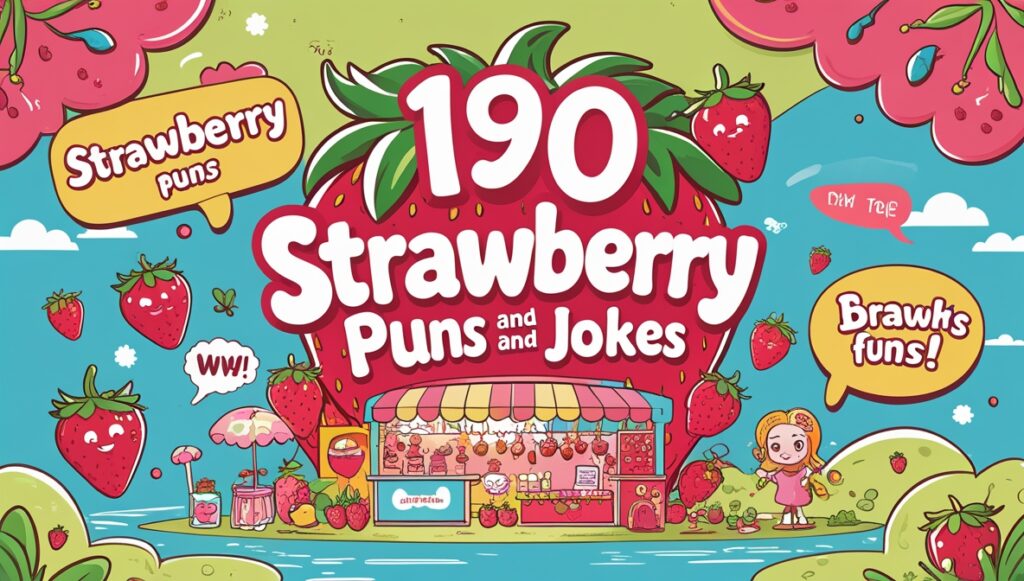190 Strawberry Puns and Jokes 2