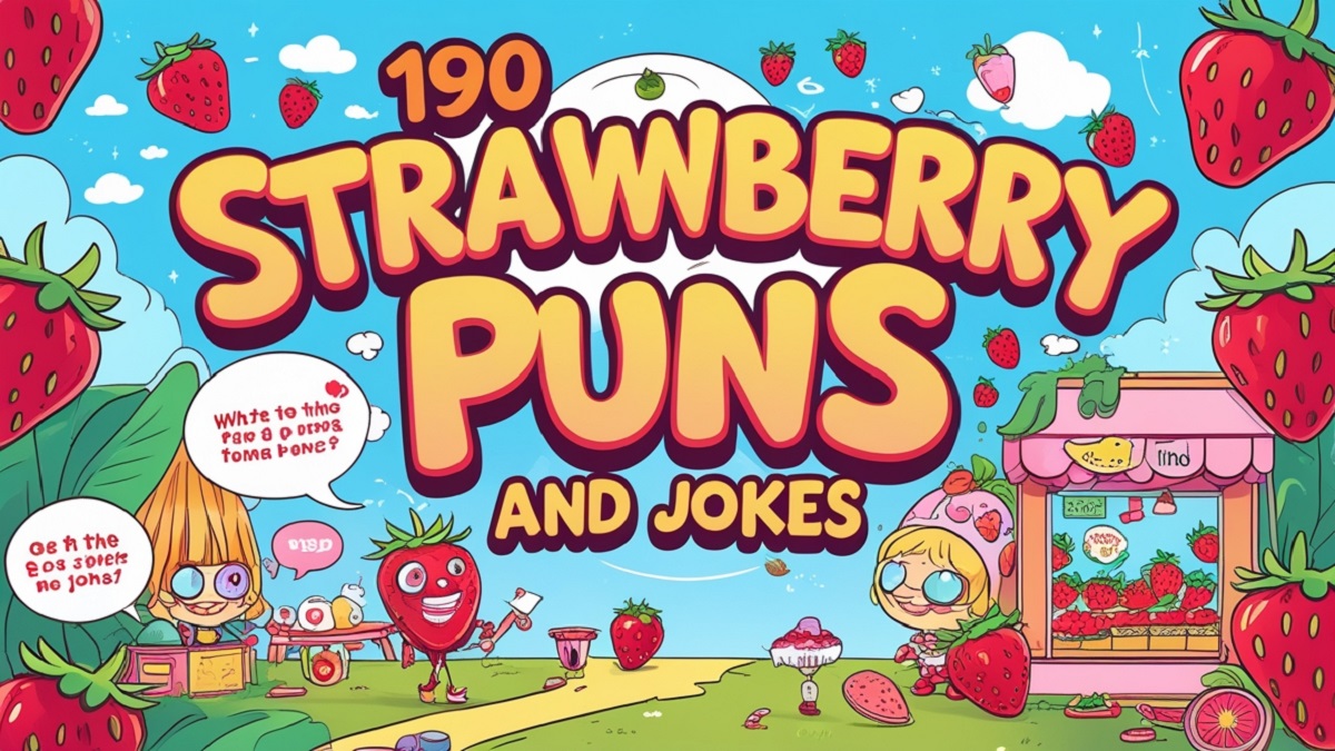 190 Strawberry Puns and Jokes