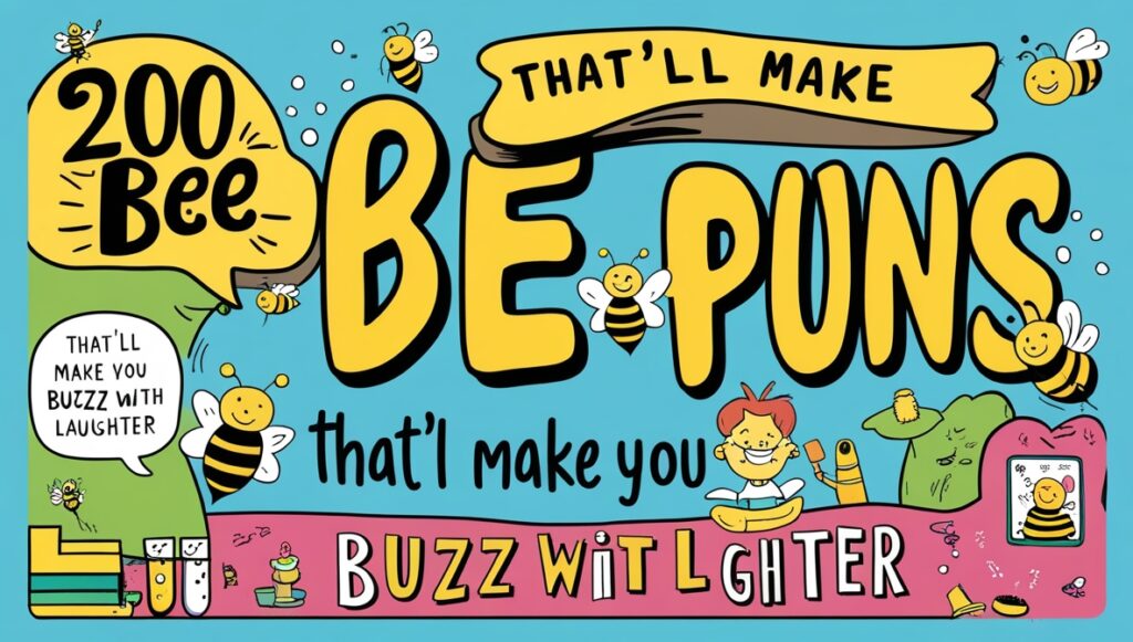 200 Bee Puns That’ll Make You Buzz with Laughter 2