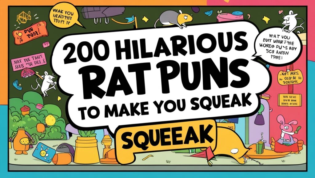 200 Hilarious Rat Puns to Make You Squeak 1