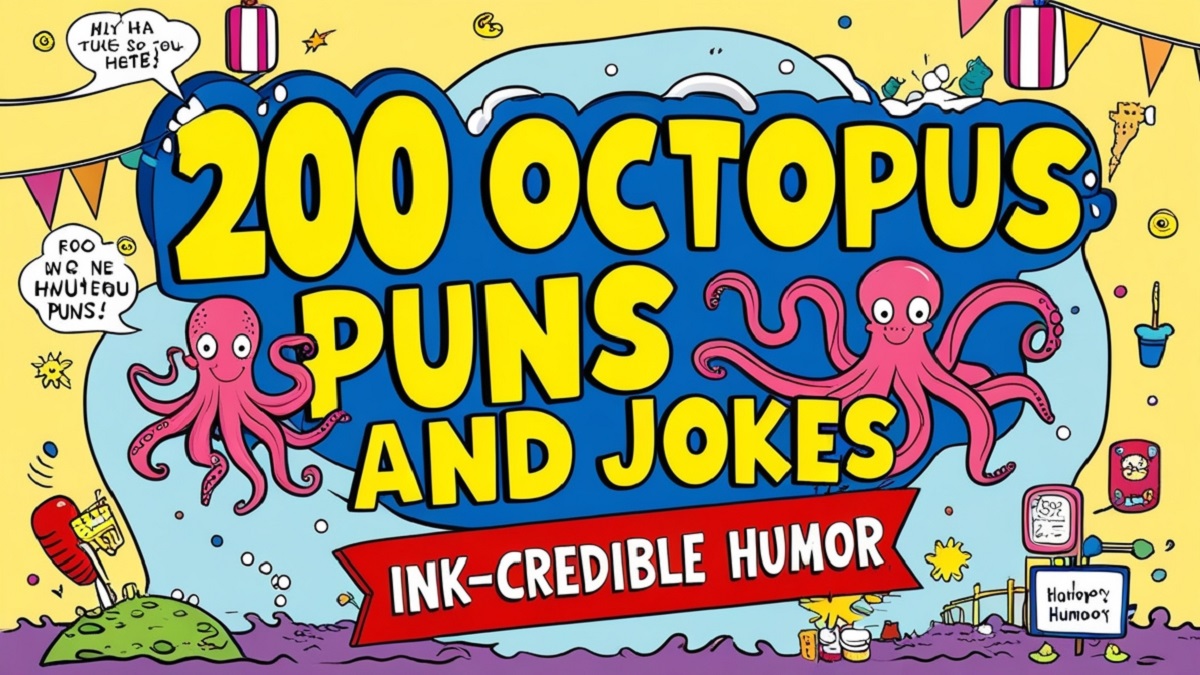 200 Octopus Puns and Jokes: Ink-credible Humor