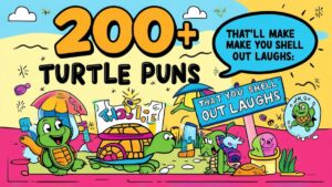 200+ Turtle Puns That’ll Make You Shell Out Laughs