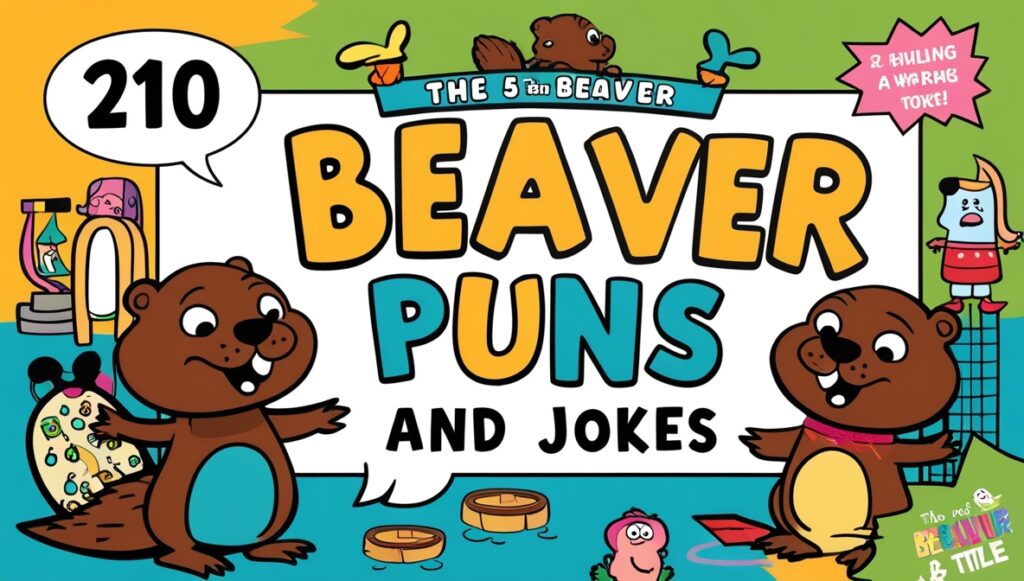 210 Beaver Puns and Jokes 1