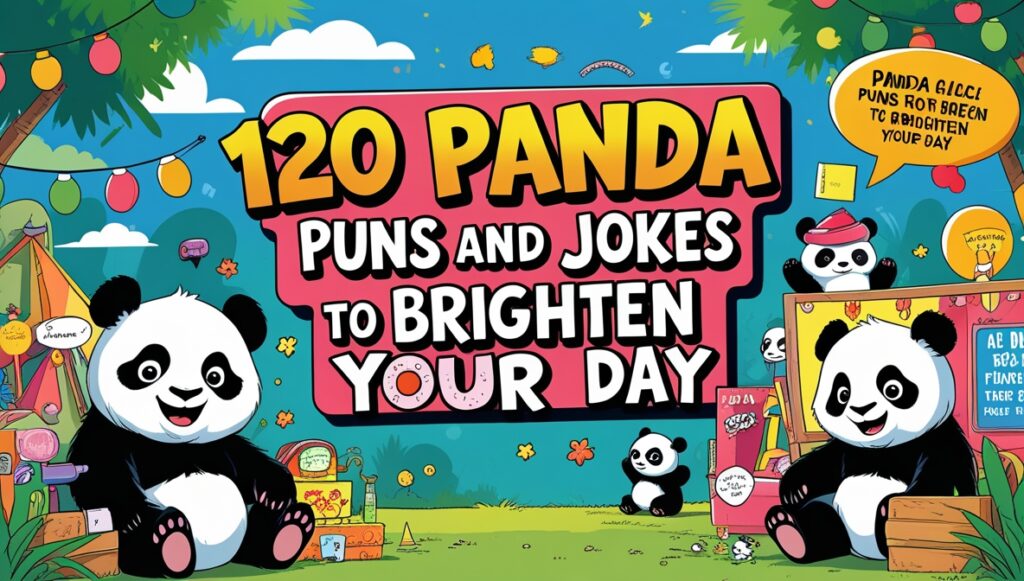 120 Panda Puns and Jokes 1