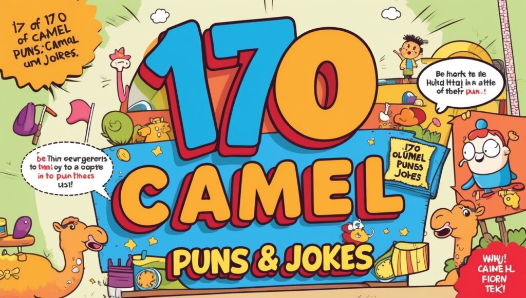 170 Camel Puns and Jokes 1