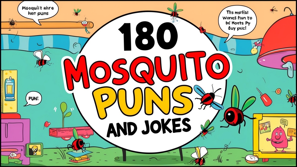 180 Mosquito Puns and Jokes