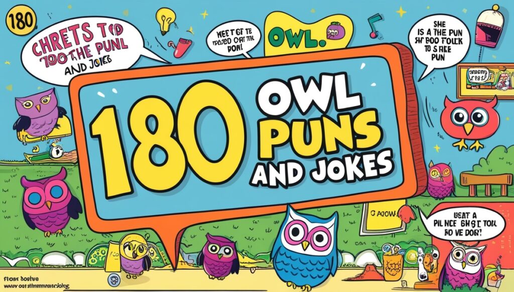 180 Owl Puns and Jokes 1