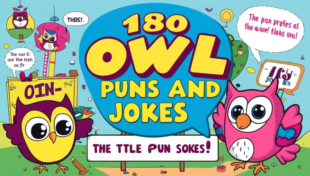 180 Owl Puns and Jokes 2