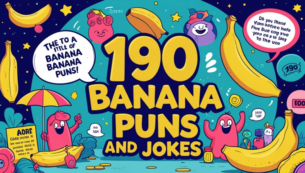 190 Banana Puns and Jokes 2