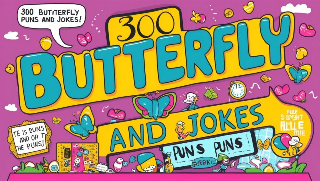 300 Butterfly Puns and Jokes 2