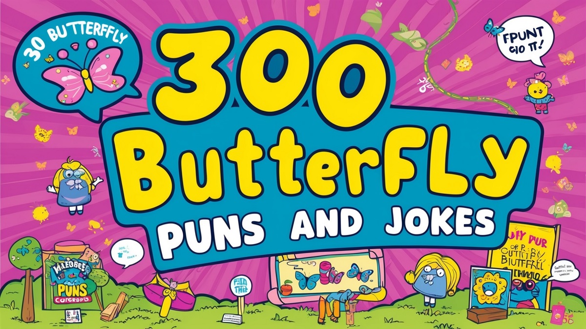 300 Butterfly Puns and Jokes