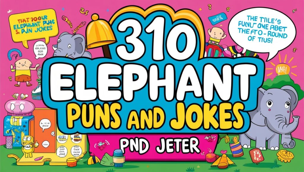 310 Elephant Puns and Jokes 1